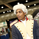 A guest in cosplay attends Politicon 2018 at Los Angeles Convention Center on Oct. 21, 2018, in Los Angeles.